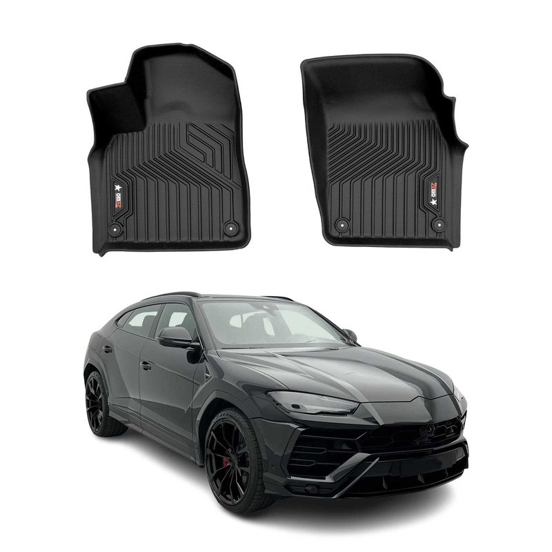 2018-2024 Lamborghini Urus Premium Floor Mats Liners First Row Black
