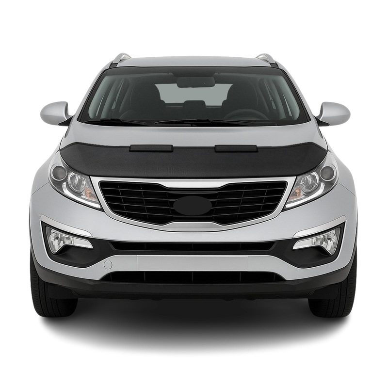 2011-2016 Kia Sportage Car Bonnet Mask Hood Bra Carbon Black 1 Pc