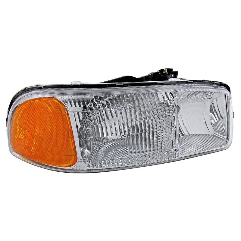 1999-2006 GMC Sierra/Yukon/Yukon XL Crystal Headlight Amber & Passenger Side