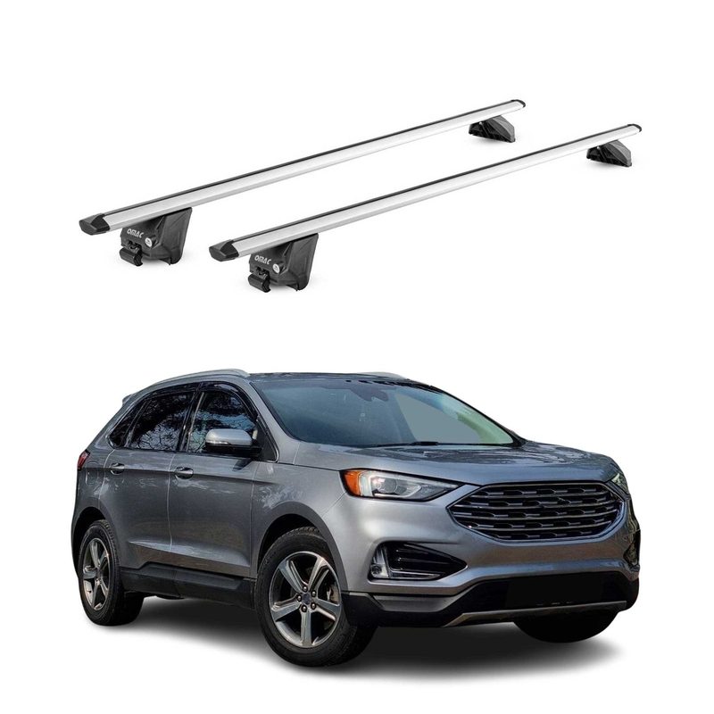 2015-2024 Ford Edge Roof Rack Cross Bars Silver