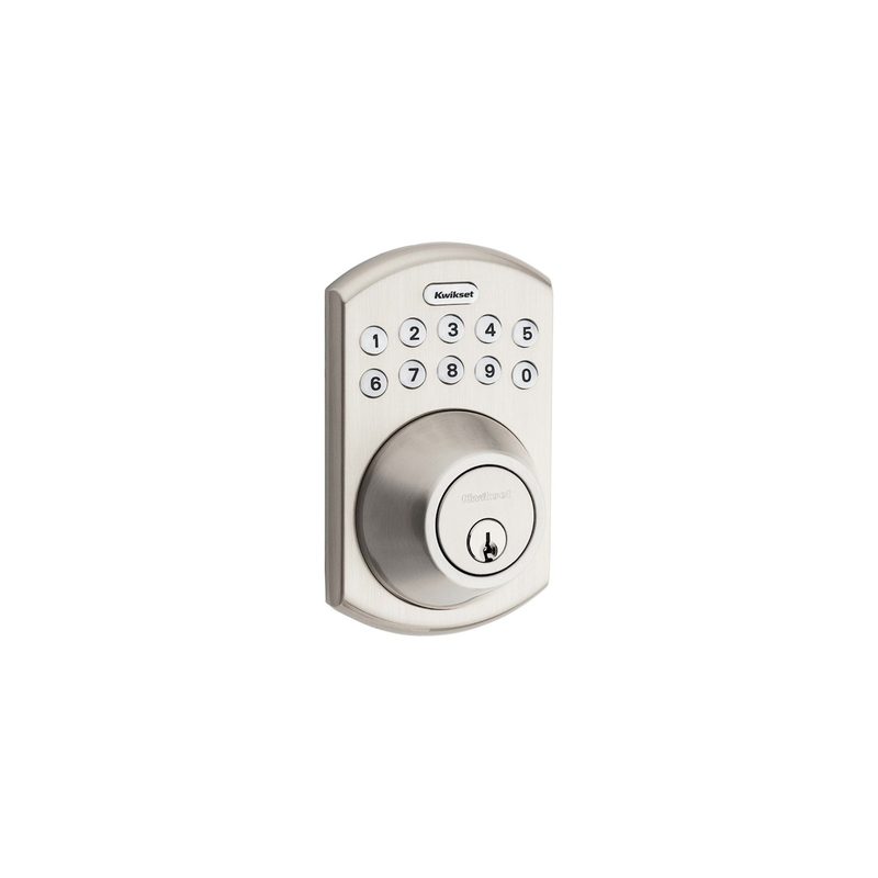 Cerradura Electrónica 264 Cilindro Sencillo Níquel Satinado