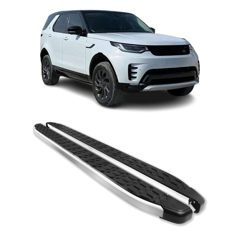 Side Step Nerf Bars Running Board for Land Rover Discovery 2017-2026 Steel Gray