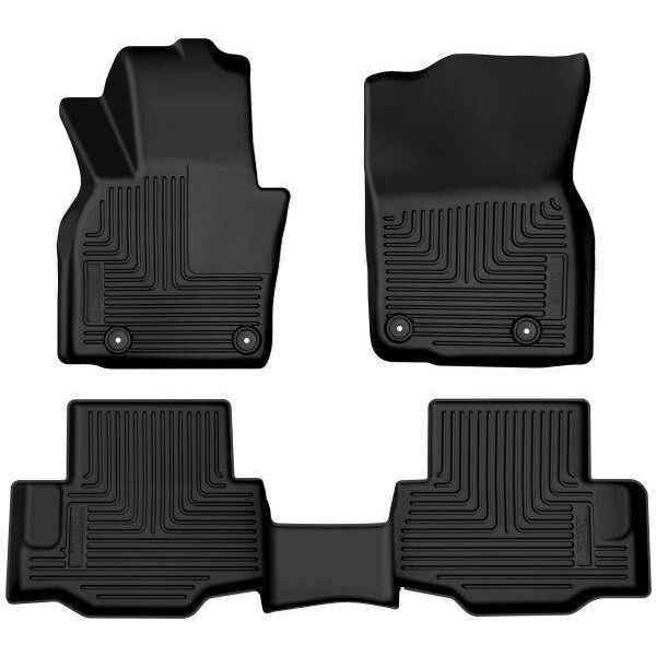 Tapetes Husky Weatherbeater 1ra y 2da Fila color Negro para CX-90 24 - 25