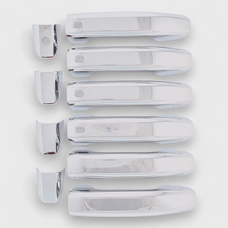 2021-2024 GMC Yukon Door Handle Cover Chrome 10Pcs ABS Plastic