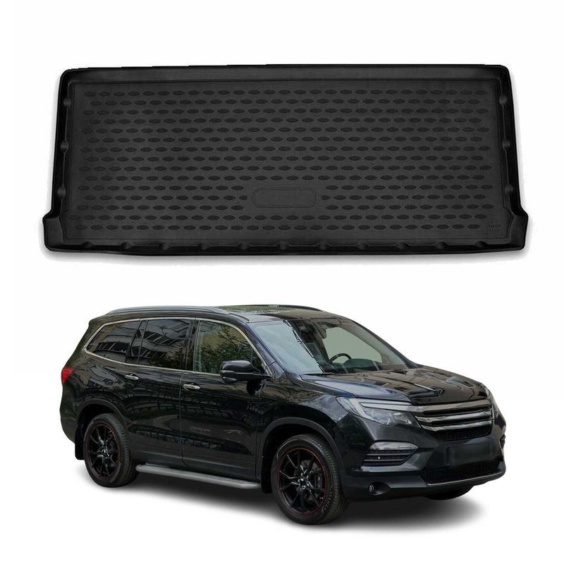 2016-2022 Honda Pilot Cargo Liner Trunk Mat All Weather Black