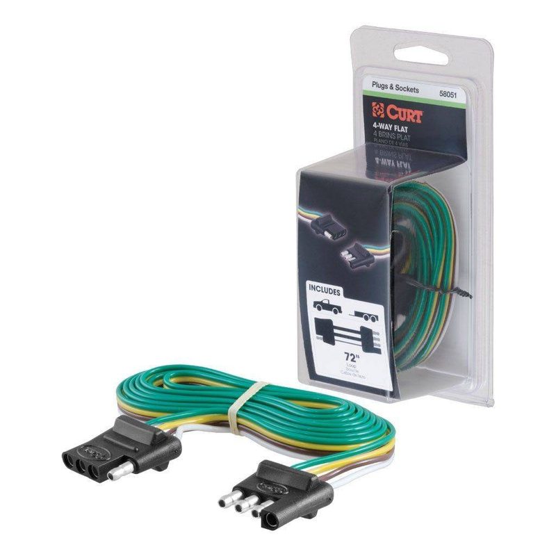Conector plano ambos lados 4 polos