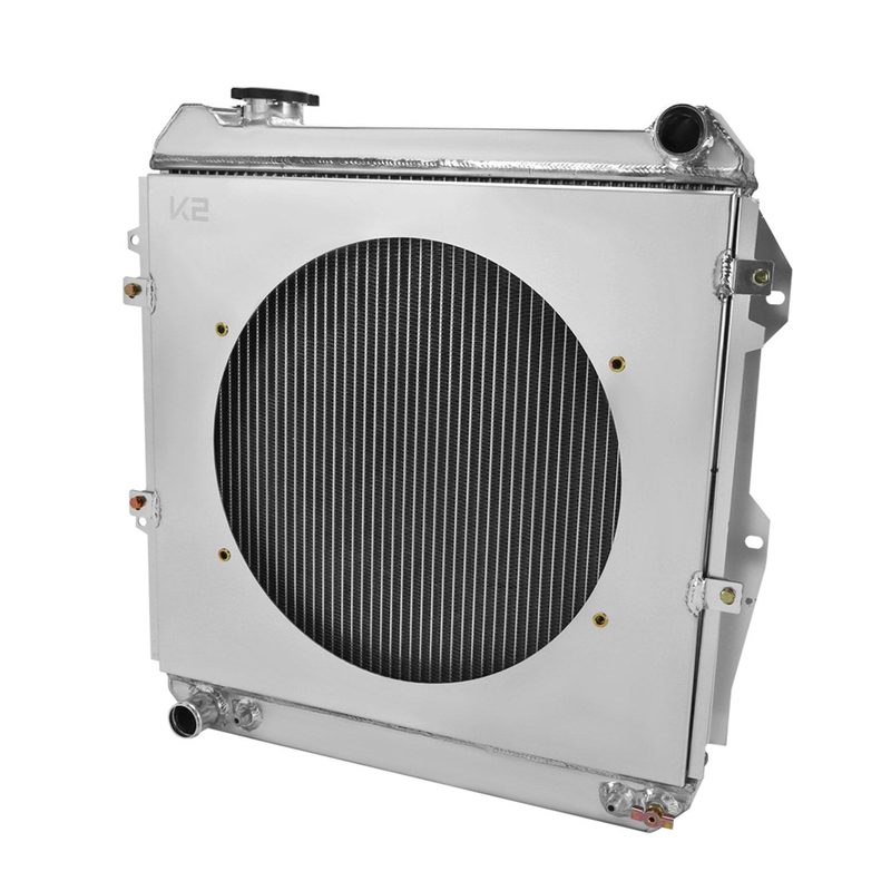 1988-1995 Toyota Pickup/4Runner V6 3 Row Radiator with Fan Shroud
