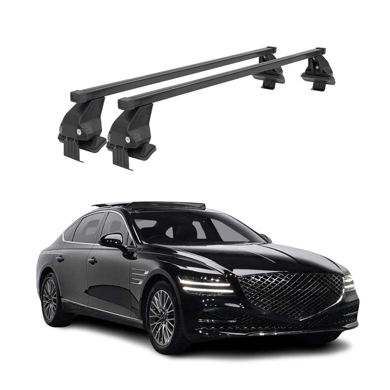 2017-2026 Genesis G80 Roof Rack Cross Bars Black