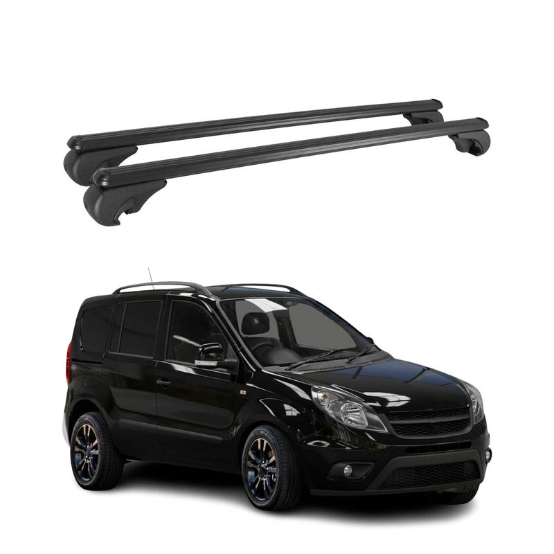 2015-2022 RAM ProMaster City Roof Rack Cross Bars Black