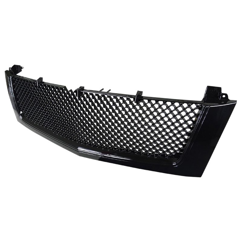 2002-2006 Cadillac Escalade Glossy Black ABS Mesh Grille