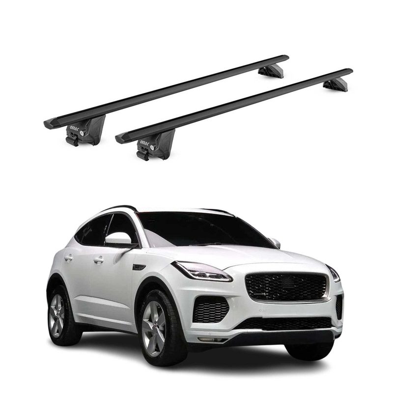 2018-2024 Jaguar E-Pace Roof Rack Cross Bars Black