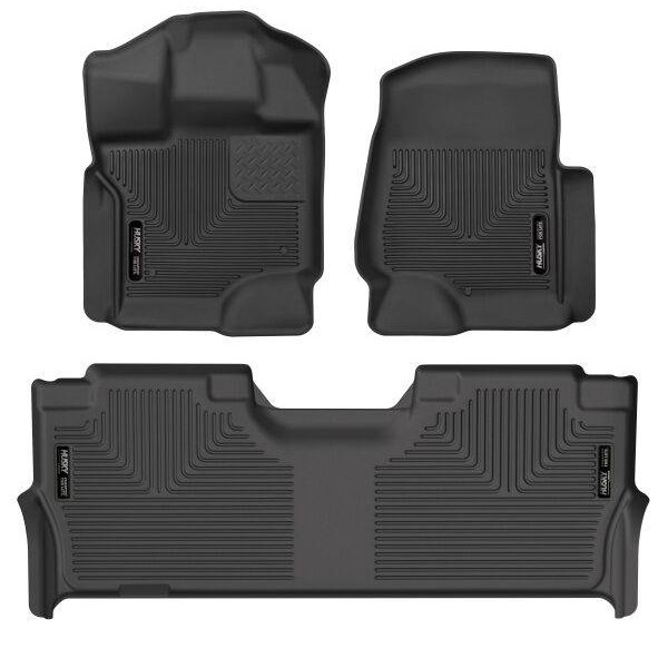 Tapetes Husky Weatherbeater 1ra y 2da Fila para F-150 / Lobo 21 - 26