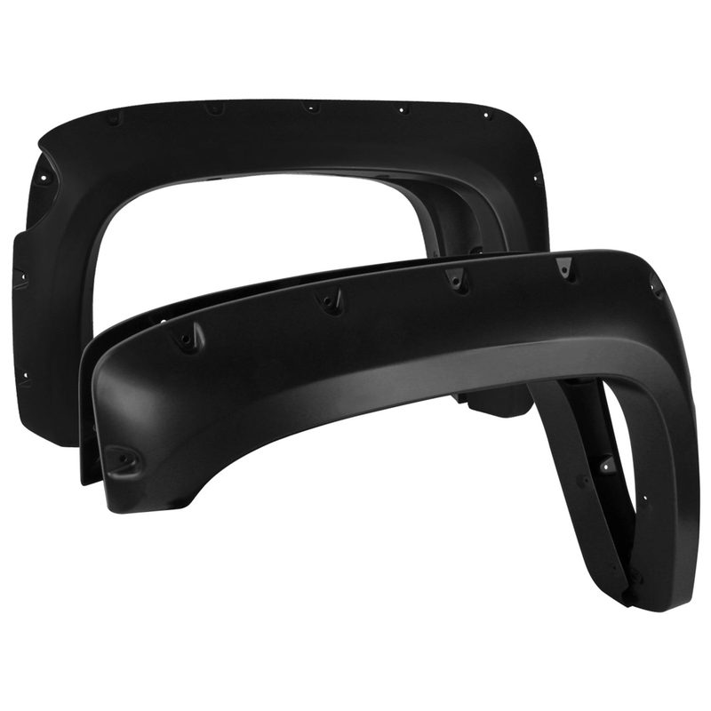 2014-2018 Chevy Silverado 2500HD/3500HD Short Bed Smooth Rivet Fender Flares