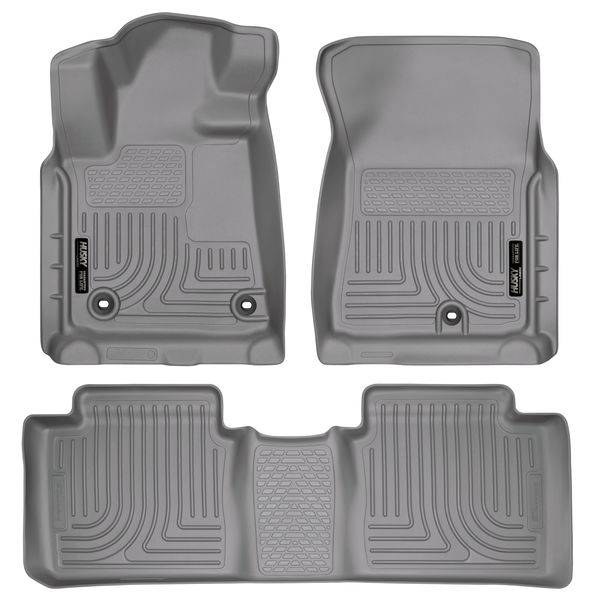 Tapetes Husky Weatherbeater 1ra y 2da Fila color Gris para Tundra 14 - 21