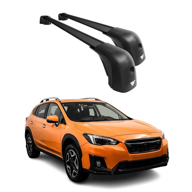2013-2023 Subaru XV Crosstrek Roof Racks Cross Bars Black