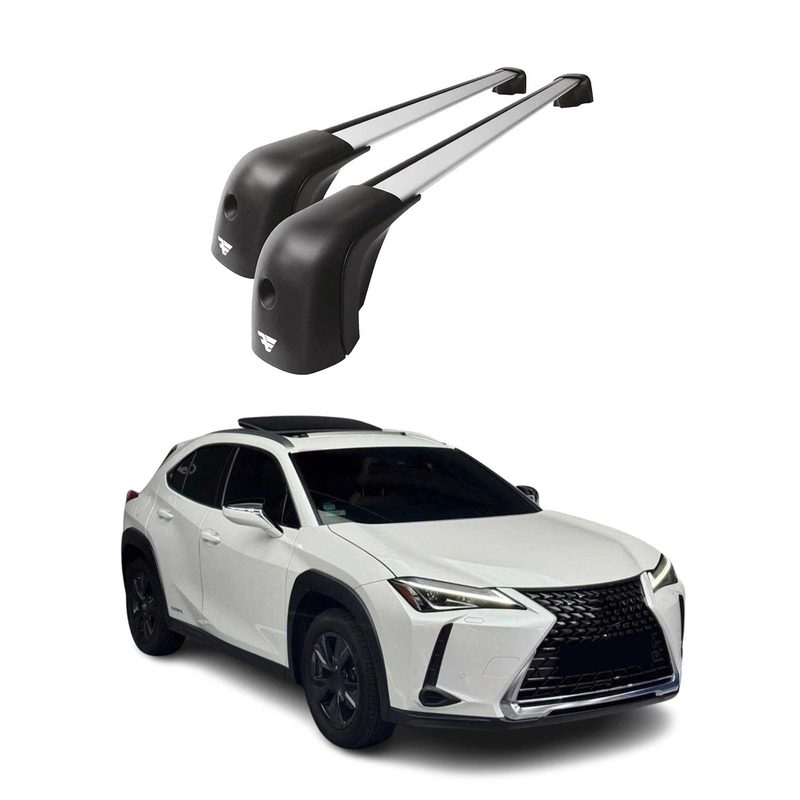 2019-2026 Lexus UX200 UX250h Roof Racks Cross Bars Silver