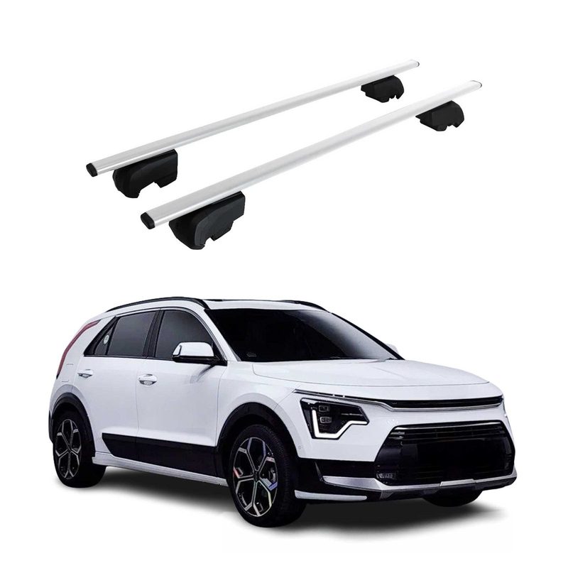 2023-2026 Kia Niro 2.gen Roof Rack Cross Bars Silver