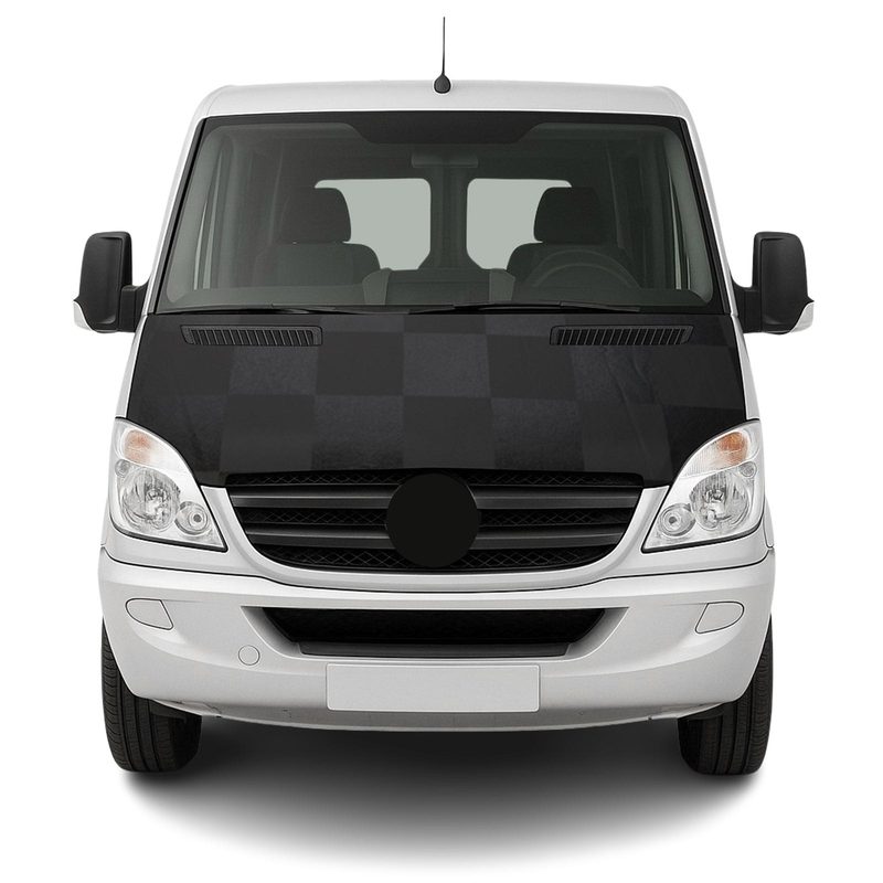 2006-2013 Mercedes Sprinter W906 Car Bonnet Mask Hood Bra Full Cover Chequered