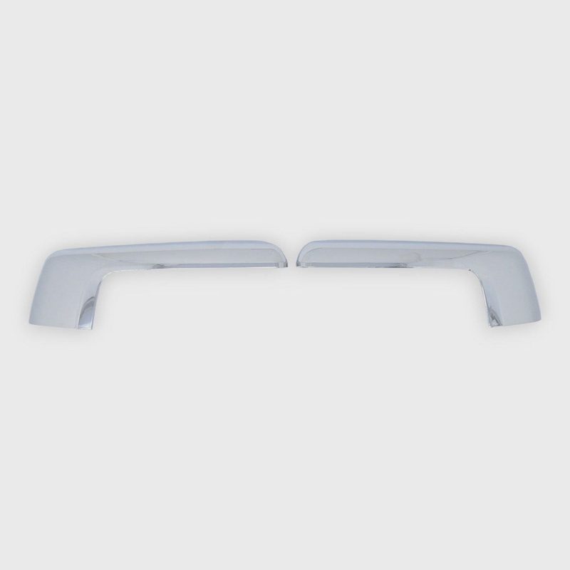 2019-2025 Chevrolet Silverado 1500 / GMC Sierra 1500 Mirror Cover Caps Chrome 2Pcs ABS Plastic