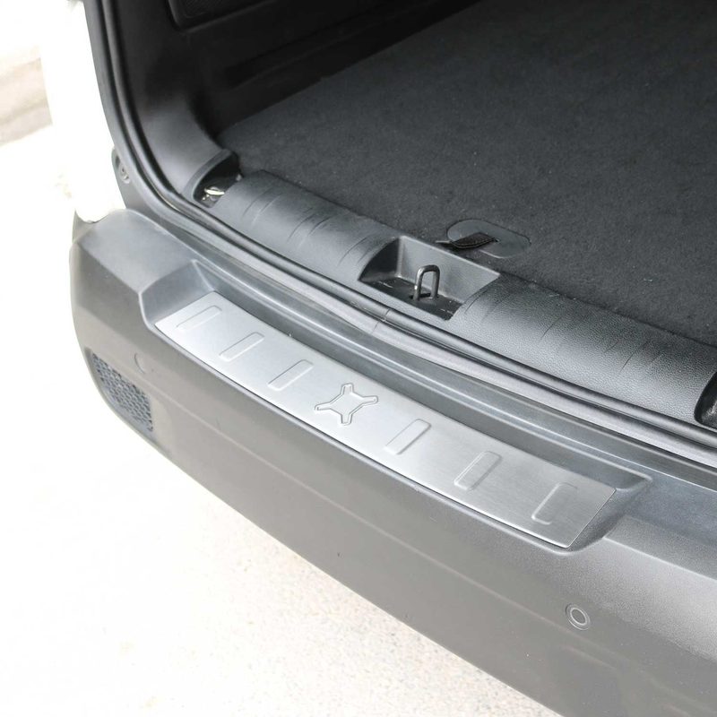 2019-2024 Jeep Renegade Rear Bumper Sill Cover Protector Guard Brushed Steel