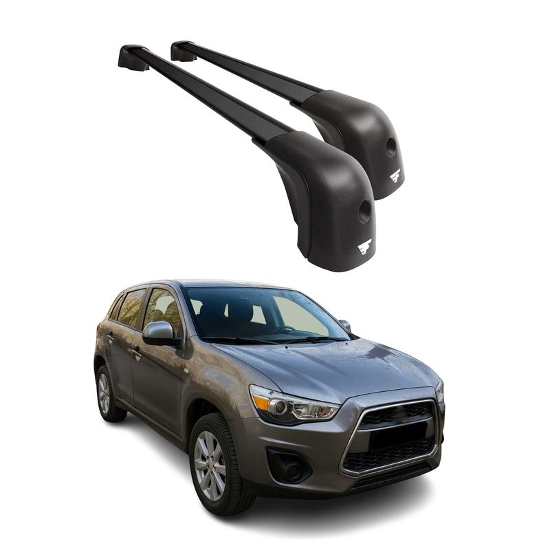 2011-2024 Mitsubishi Outlander Sport OE Style Roof Racks Cross Bars Black