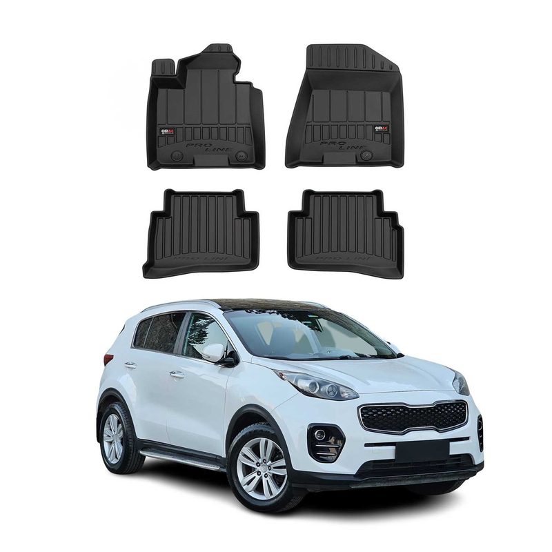 2017-2022 Kia Sportage Premium Floor Mats Liners Full Set All Weather Heavy Duty