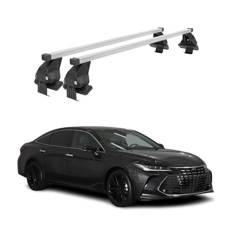 2019-2022 Toyota Avalon Roof Rack Cross Bars Silver