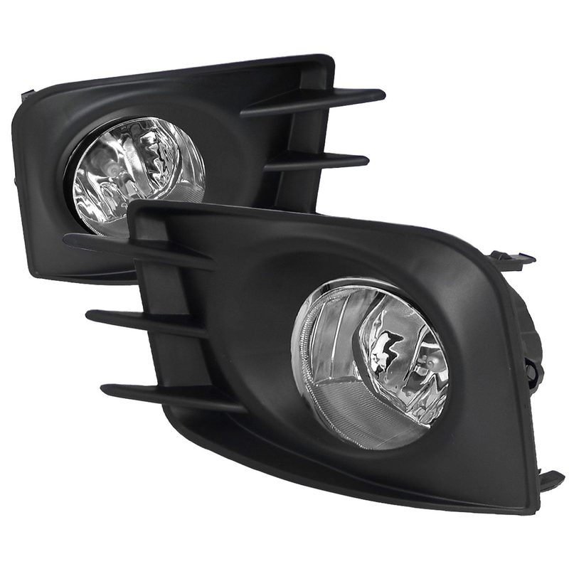 2011-2013 Scion tC H11 Fog Lights Kit Chrome Housing/Clear Lens