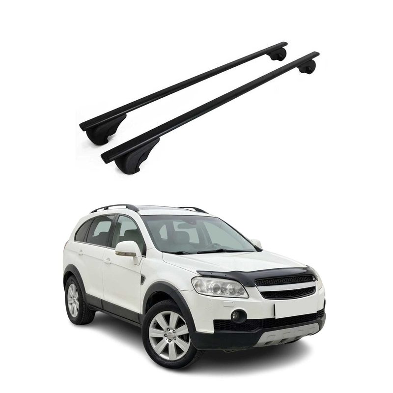 Roof Rack Cross Bars Luggage Carrier for Saturn Vue 2008-2010 2Pcs Black
