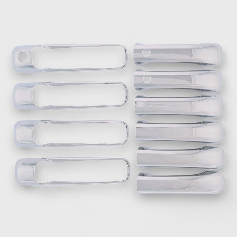 2013-2018 RAM RAM 1500/2500/3500 Door Handle Cover Chrome 10Pcs ABS Plastic