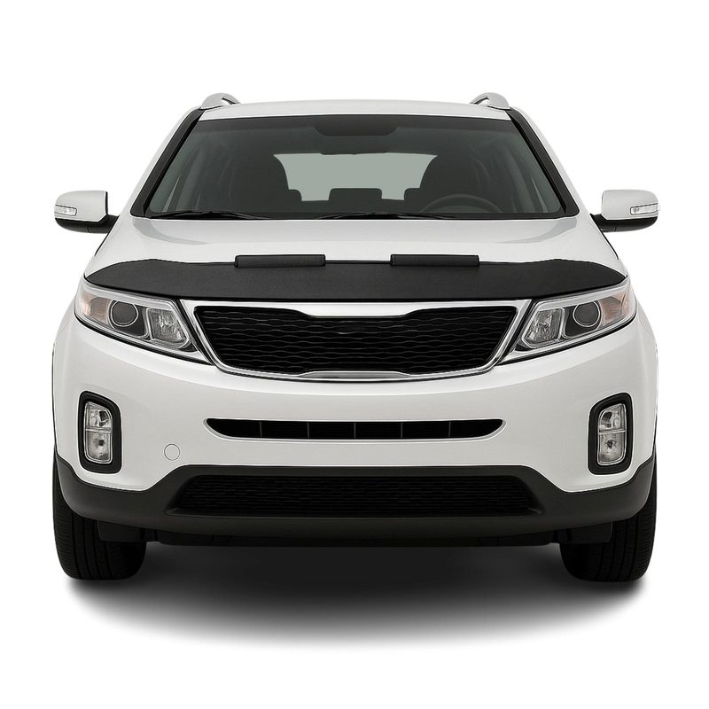 2011-2014 Kia Sportage Car Bonnet Mask Hood Bra Carbon Black 1 Pc