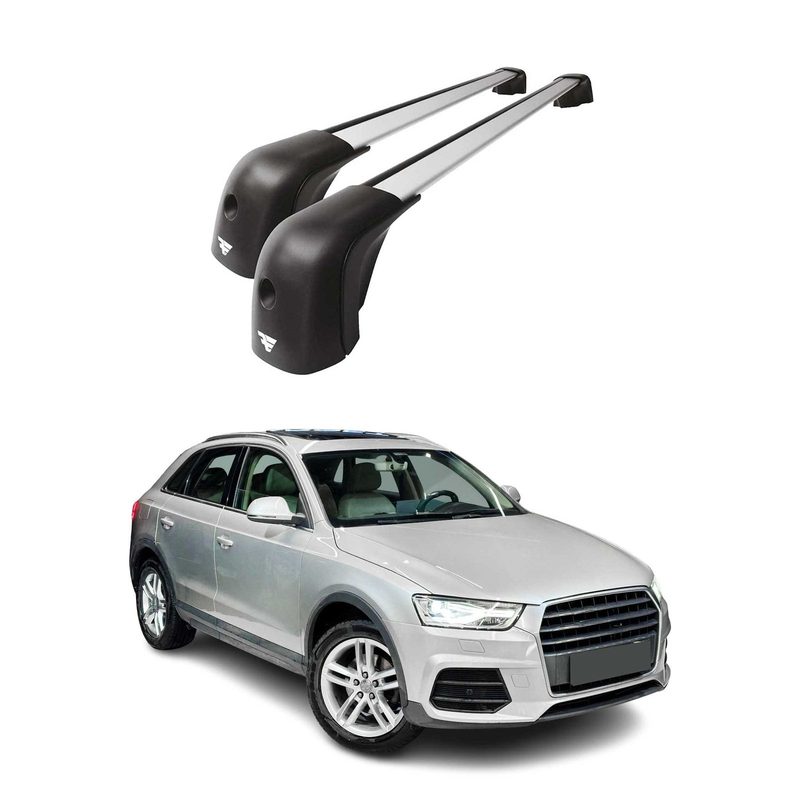 2015-2026 Audi Q3 Roof Racks Cross Bars Silver