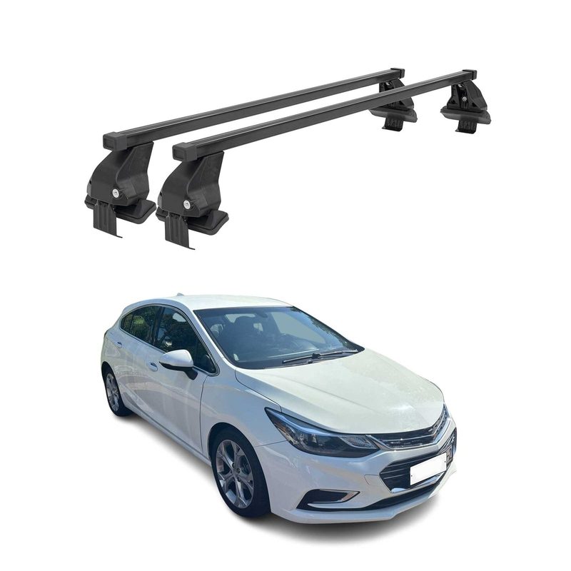 2016-2019 Chevrolet Cruze HB Roof Rack Cross Bars Black