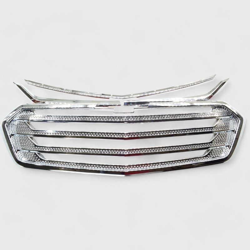 2018-2021 Chevrolet Traverse Grille Overlay Chrome 4Pcs ABS Plastic