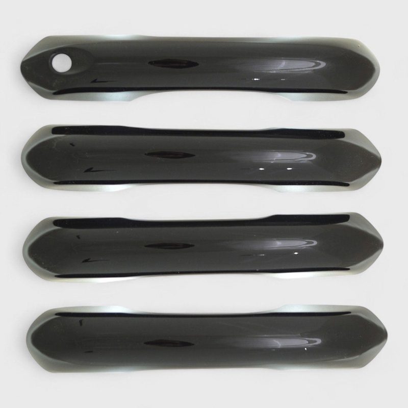 2020-2025 Ford Explorer Door Handle Cover Gloss Black 4Pcs ABS Plastic