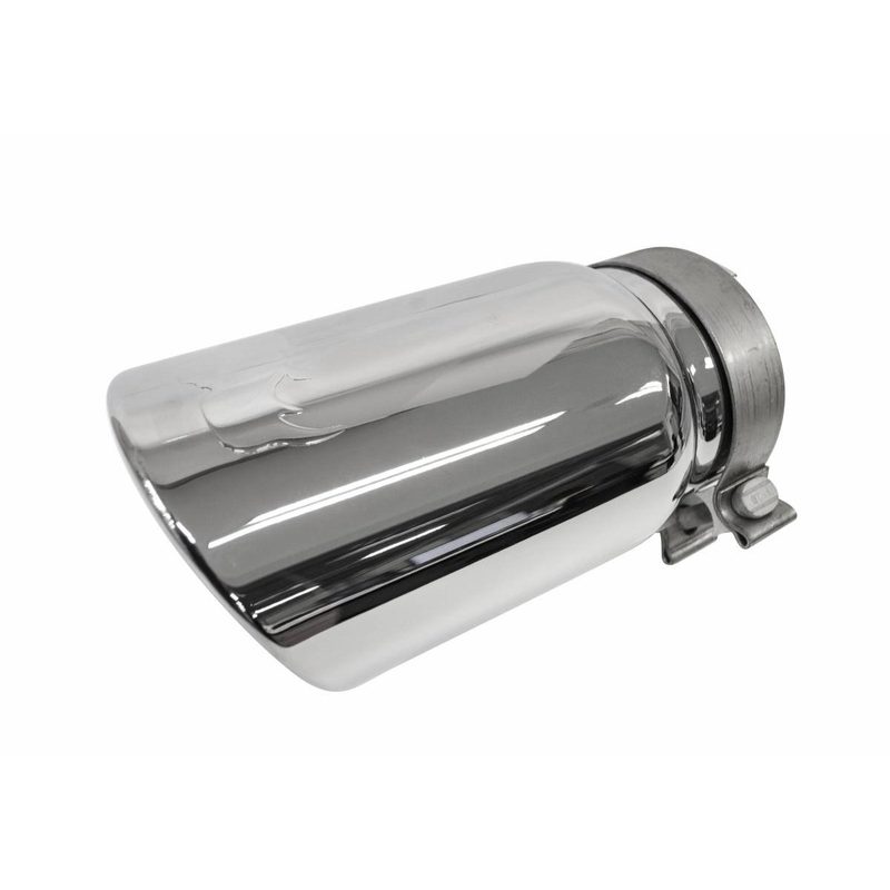 Colilla de escape para tubos de 2 1/4" Cromado