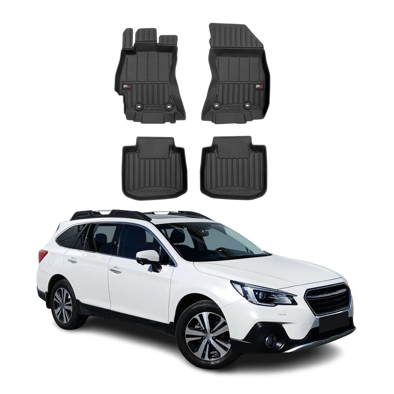 2015-2019 Subaru Outback Premium Floor Mats Liners Full Set All Weather Heavy Duty Black