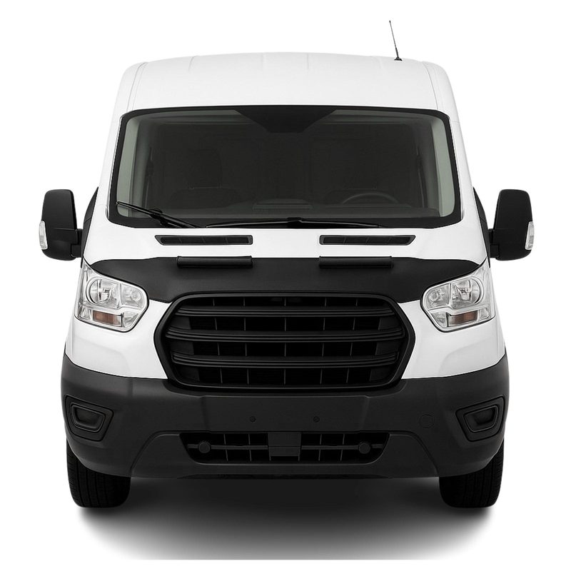 2015-2026 Ford Transit Car Bonnet Mask Hood Bra Black 1 Pc