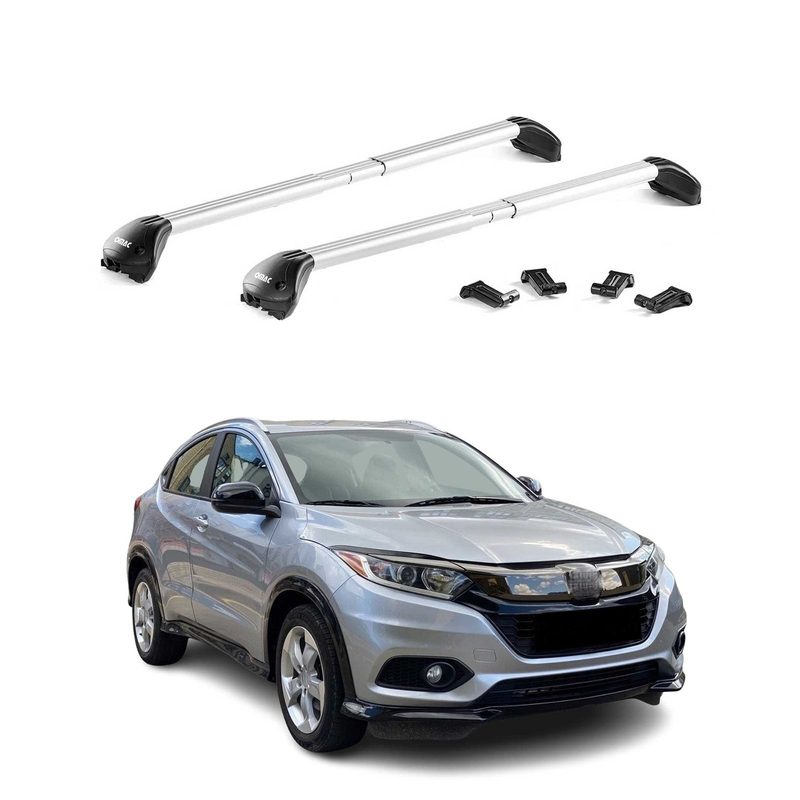 2016-2022 Honda HR-V Roof Rack Cross Bars Silver Luggage Carrier 2 Pcs