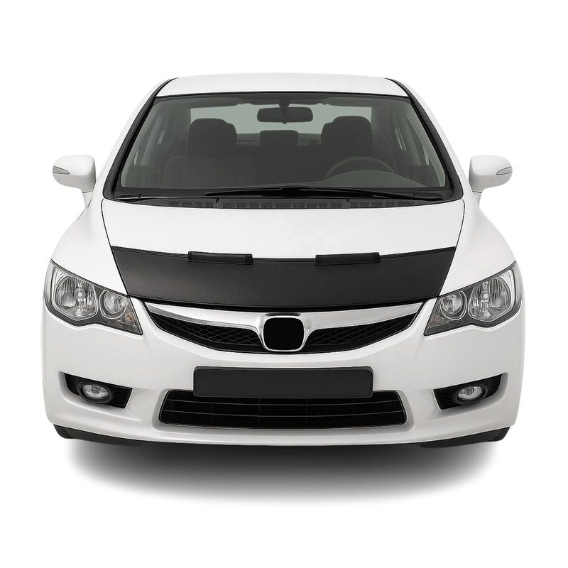 2006-2011 Honda Civic Car Bonnet Mask Hood Bra Black 1 Pc