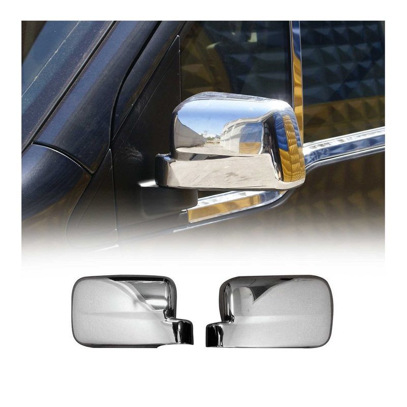 2010-2013 Ford Transit Connect Side Mirror Cover Caps Chrome Silver 2 Pcs