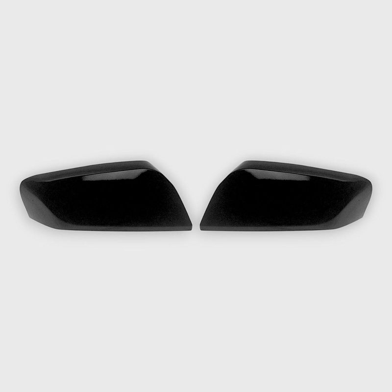 2013-2020 Chevrolet Impala Mirror Cover Caps Gloss Black 2Pcs ABS Plastic