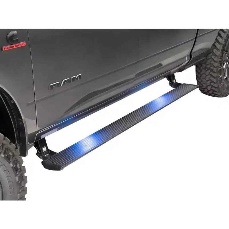 Estribos Electricos Powerstep AMP para Silverado / Sierra 1500 99 - 06 Crew & Extended Cab