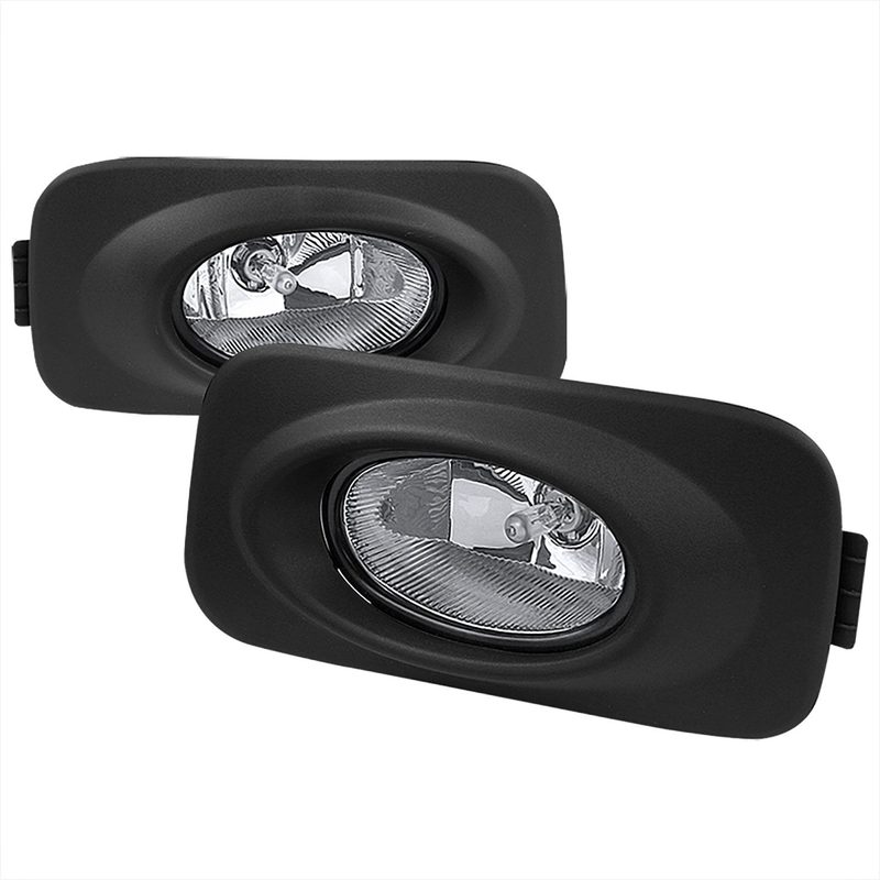 2004-2005 Acura TSX H11 Fog Lights Kit Chrome Housing/Clear Lens