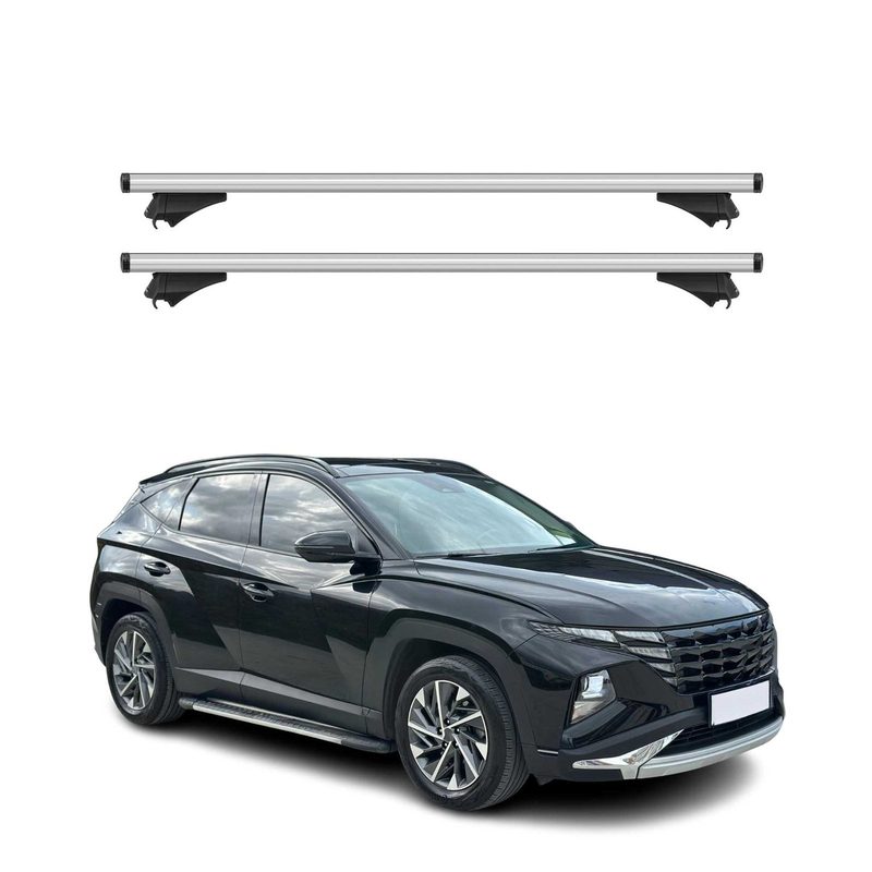 2022-2026 Hyundai Tucson Roof Rack Cross Bars Silver