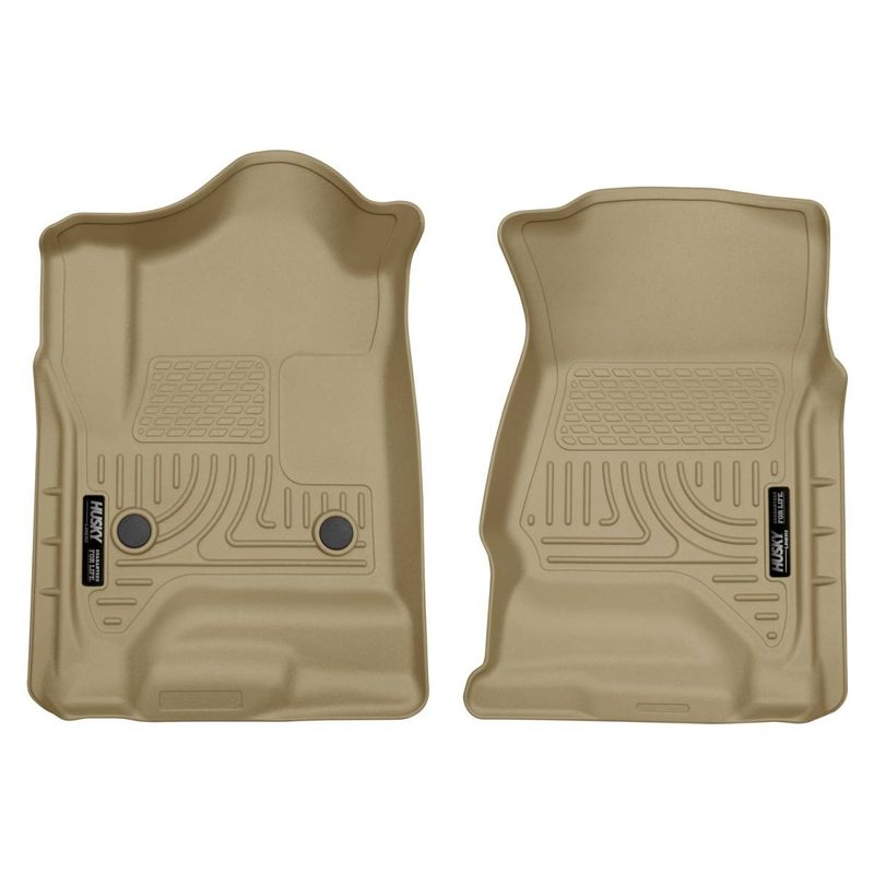 Tapete Husky Weatherbeater 1ra Fila Color Beige para Silverado 1500 15-19