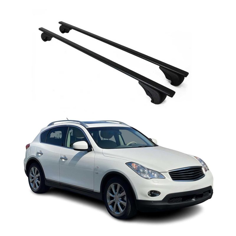 2014-2017 Infiniti QX50 Roof Rack Cross Bars Black