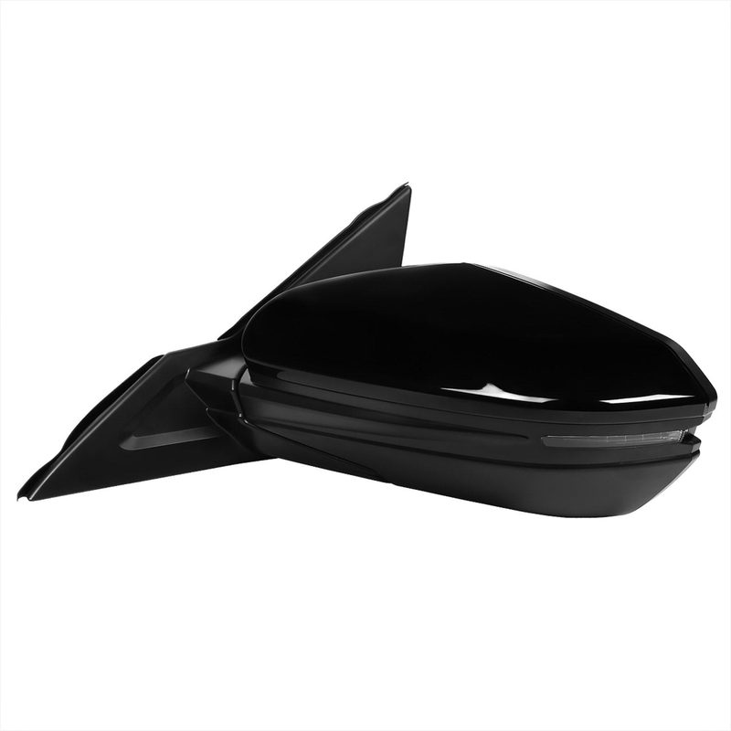 2016-2018 Honda Civic Black 7Pin Heated Side Mirror LED Turn Signal Driver