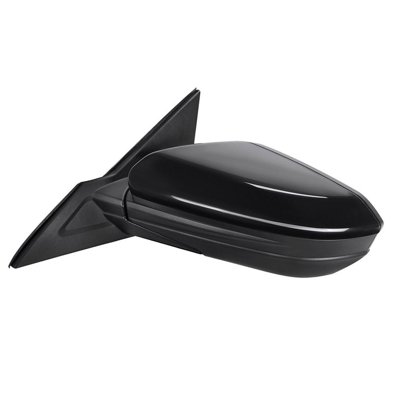 2016-2020 Honda Civic Driver/Left 3-Pin Glossy Black Adjustable Side Mirror