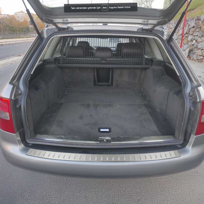 1997-2004 Audi A6 4B Avant Rear Bumper Guard Stainless Steel Glossy